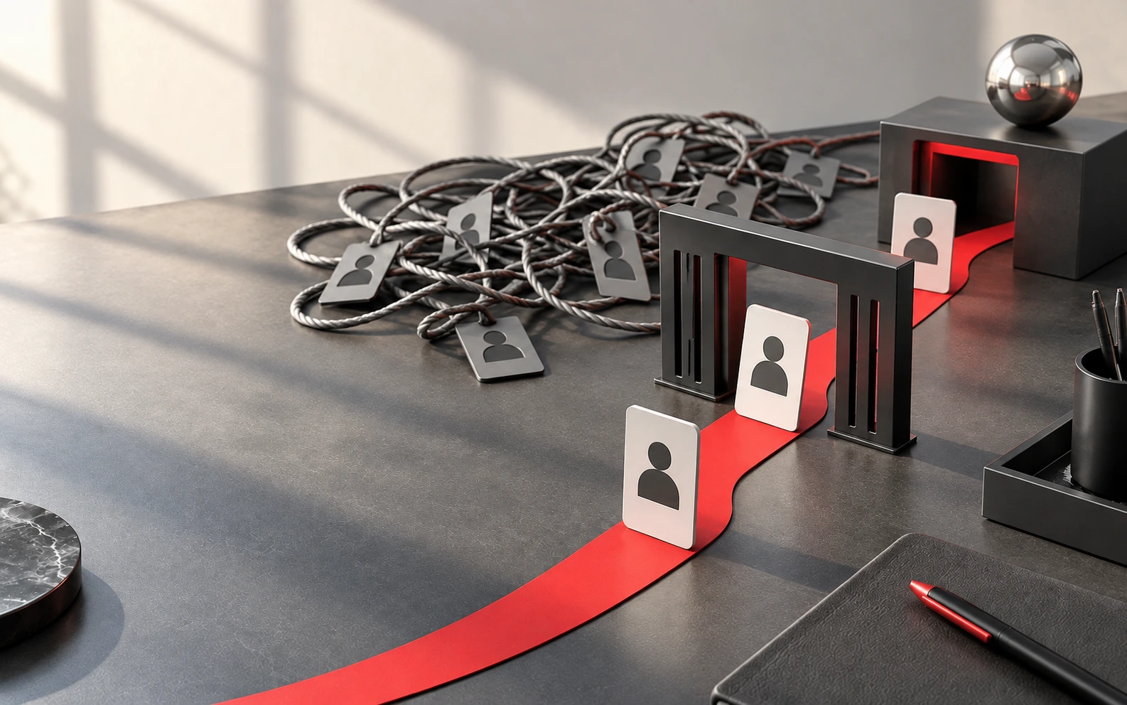Illustration zum Beitrag „Recruiting-Fehler erkennen und vermeiden“.